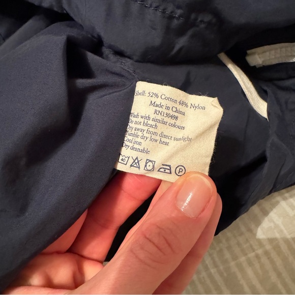 Jack Wills University Outfitters Rain Jacket Navy Blue US Size 2 UK Size 6 - Picture 5 of 7